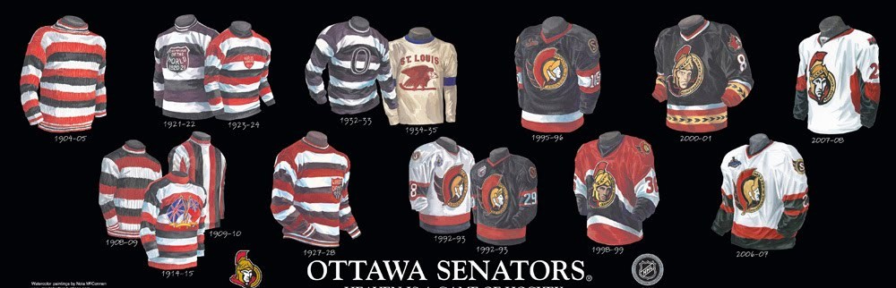 Ottawa Senators 1992-93 White